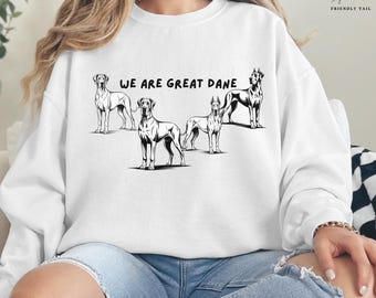 Great Dane Clipart: Friendly Dog Silhouette (Digital Download)