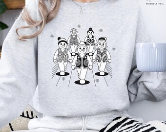 Christmas Snowman PNG, Holiday T-Shirt Design, Winter Sublimation Clipart, Festive Digital Download