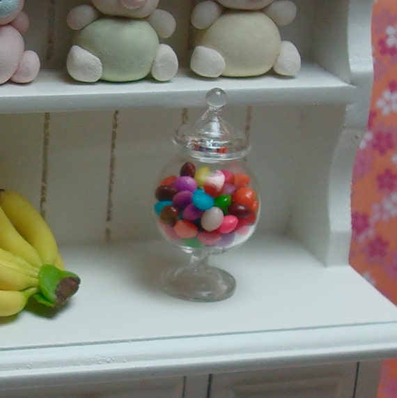 Items similar to Candy Jar with Confections for Dollhouse 1/12 Scale on