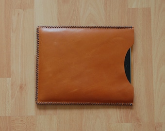 IPad case, IPad sleeve, IPad 3 sleeve, IPad 3 case, IPad 3 cover, IPad cover, leather IPad case, leather IPad sleeve - Brown leather