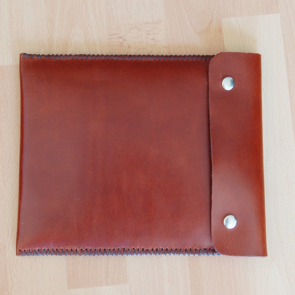 IPad 3 Fall, IPad Case, IPad Netzhaut Fall, IPad Ledertasche - dunkelbraunem Leder