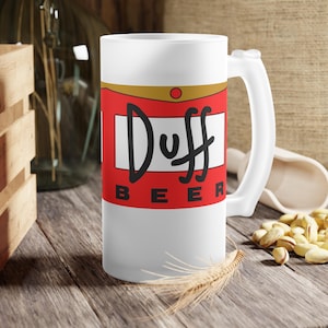 Frosted Glass Beer Mug - Ideal for Parties, Groomsmen Gifts, Birthdays, Fun Gatherings, Beer Lovers&#39; Keepsake