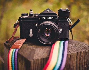 Rainbow Camera Strap