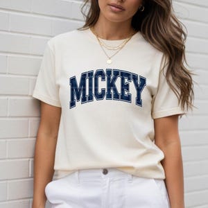 Retro Mickey Mouse Shirt, Comfort Colors® Minimalist Mickey Tee, Disney Trip Tee, Family Vacation Shirt, Matching Disney Outfit