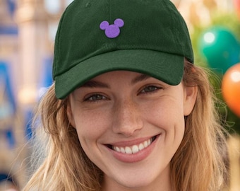 Embroidered Mouse Baseball Hat | Mickey Mouse Disney Character Embroidered | Disney Mouse Hat | Mouse Hat