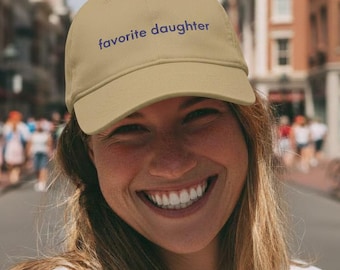Custom Favorite Daughter Embroidered Hat – Personalized Baseball Cap, Funny Sibling Gift for Her
