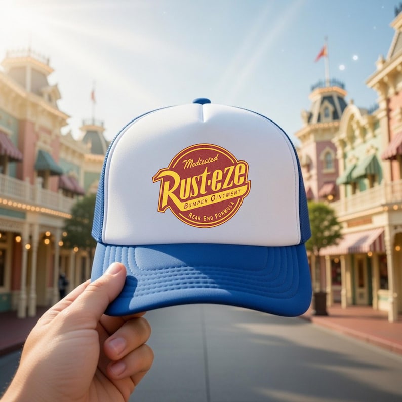 Medicated Rust Eze Rust-eze Trucker Hat, Lightning Mcqueen Hat, Pixar Cars Rusteze Kids ...