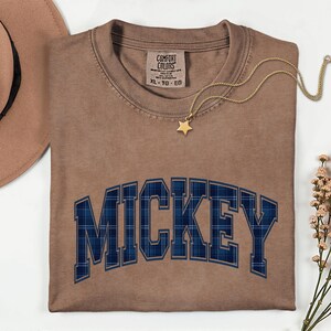 Retro Mickey Mouse Shirt, Comfort Colors® Minimalist Mickey Tee, Disney Trip Tee, Family Vacation Shirt, Matching Disney Outfit