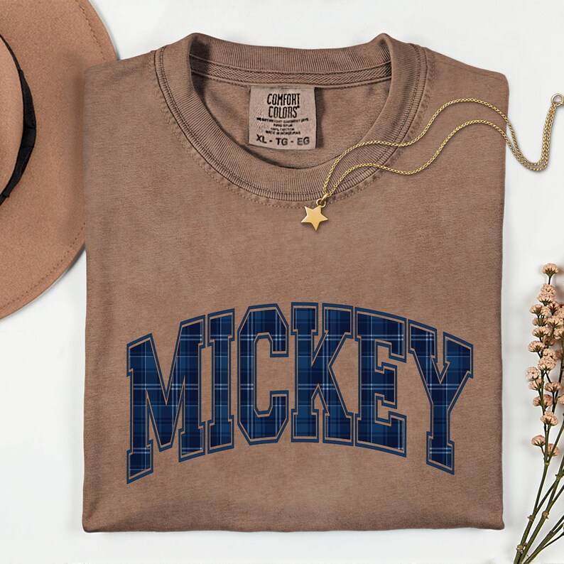 Retro Mickey Mouse Shirt, Comfort Colors® Minimalist Mickey Tee, Disney Trip Tee, Family Vacation Shirt, Matching Disney Outfit