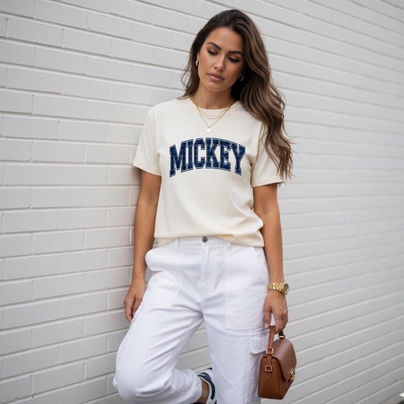 Retro Mickey Mouse Shirt, Comfort Colors® Minimalist Mickey Tee, Disney Trip Tee, Family Vacation Shirt, Matching Disney Outfit