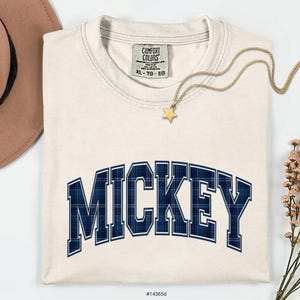 Retro Mickey Mouse Shirt, Comfort Colors® Minimalist Mickey Tee, Disney Trip Tee, Family Vacation Shirt, Matching Disney Outfit