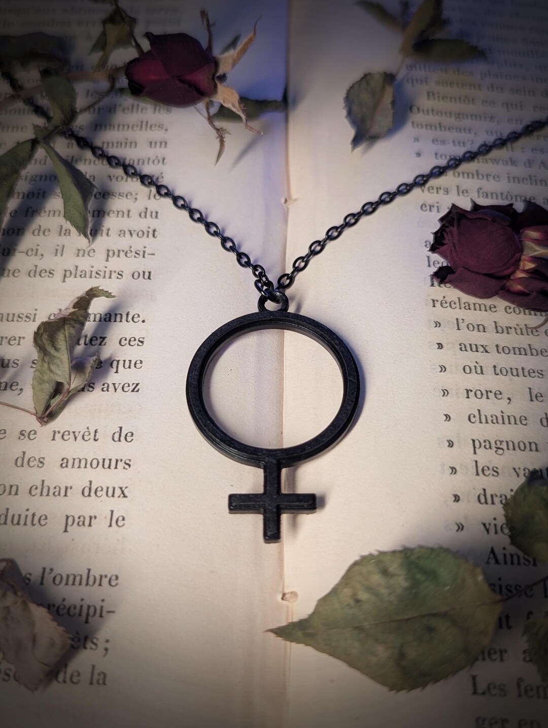 Venus Alchemy Necklace - Gothic Occult Pendant - Witchy Talisman 