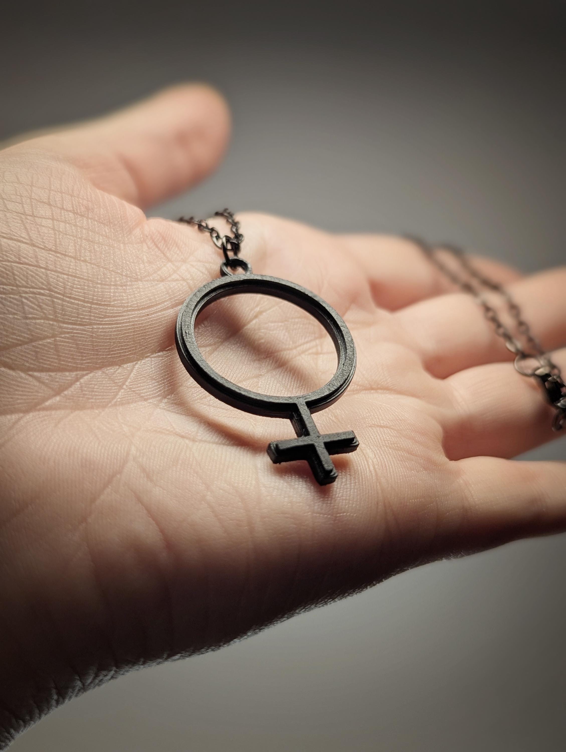 Venus Alchemy Necklace - Gothic Occult Pendant - Witchy Talisman 