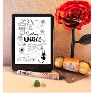 Personalized Fall Seasonal Kindle Lock Screen