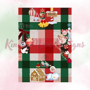 Riemvriendelijk digitaal Kindle-inzetstuk Kerst