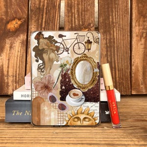 Beige Brown Collage Kindle Digital Insert