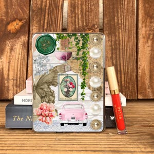 Vintage Collage Kindle EReader Digital Insert