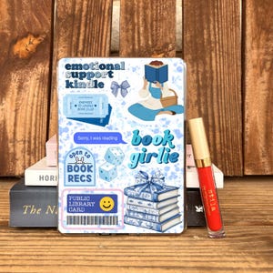 Blue Kindle EReader Digital Insert