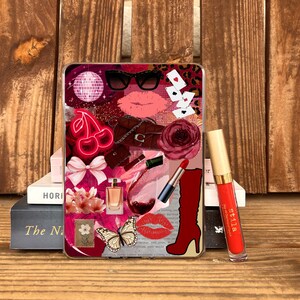 Maroon Red Fall Autumn Collage Kindle Digital Insert Bookish