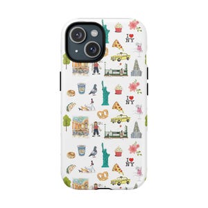 NYC iPhone-hoesje: 3D-omslag, MagSafe-compatibel, duurzame bescherming