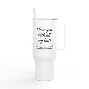 Insulated Travel Mug – Hot & Cold Drink Tumbler – Gift for Moms, Birthdays, Outdoors