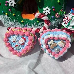 Mini Heart box, Fake Cake Box,Cute Heart Box, ice cream box, Fake Birthday Cake,Christmas & Kawaii Themes,Christmas decor,Gifts For Her