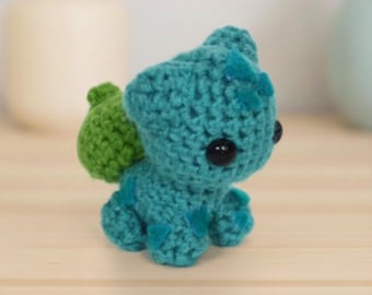 Bulbasaur Crochet Amigurumi Doll Pattern (PDF)