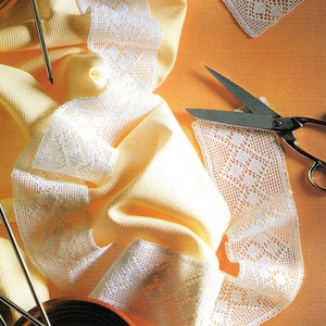 Vintage Crochet Pattern &quot;Make Way Lace Edging&quot; Digital Crochet PDF Pattern -- INSTANT DOWNLOAD -- Wide Lace Crochet Pattern