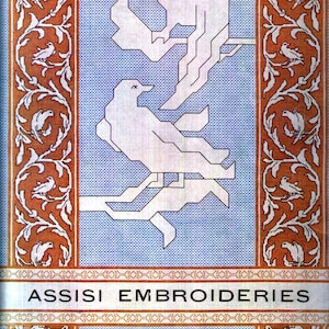 Antique &quot;Assisi Embroideries&quot; eBook PDF -- INSTANT Download -- DMC Library, by Therese de Dillmont c. 19xx