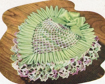 Vintage Pineapple Pincushion Crochet Pattern PDF -- INSTANT DOWNLOAD -- Digital Pattern