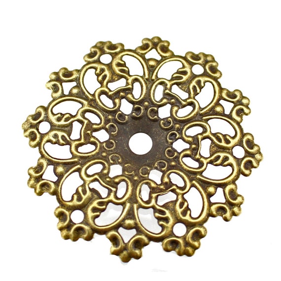 Brass filigree stampings cheap