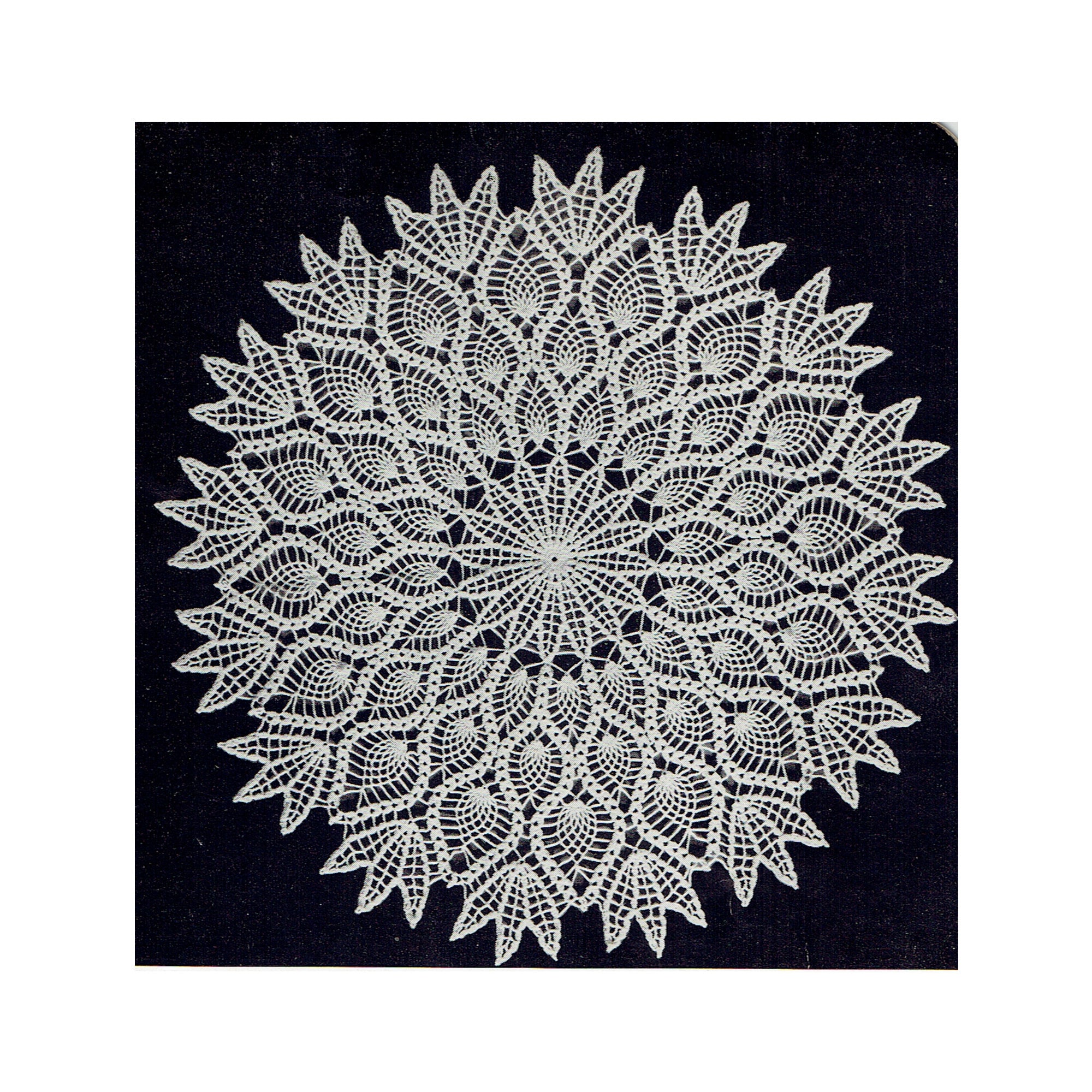 36 Vintage Crochet Patterns: Timeless Designs, Heirloom Details, and Easy Gift Ideas 7 Vintage Crochet Pattern "Pineapple Doily"