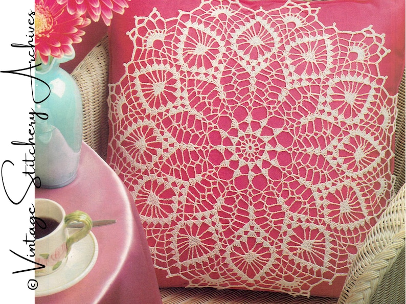 Vintage Louisiana Round Crochet Doily Pattern (PDF Download) - Etsy