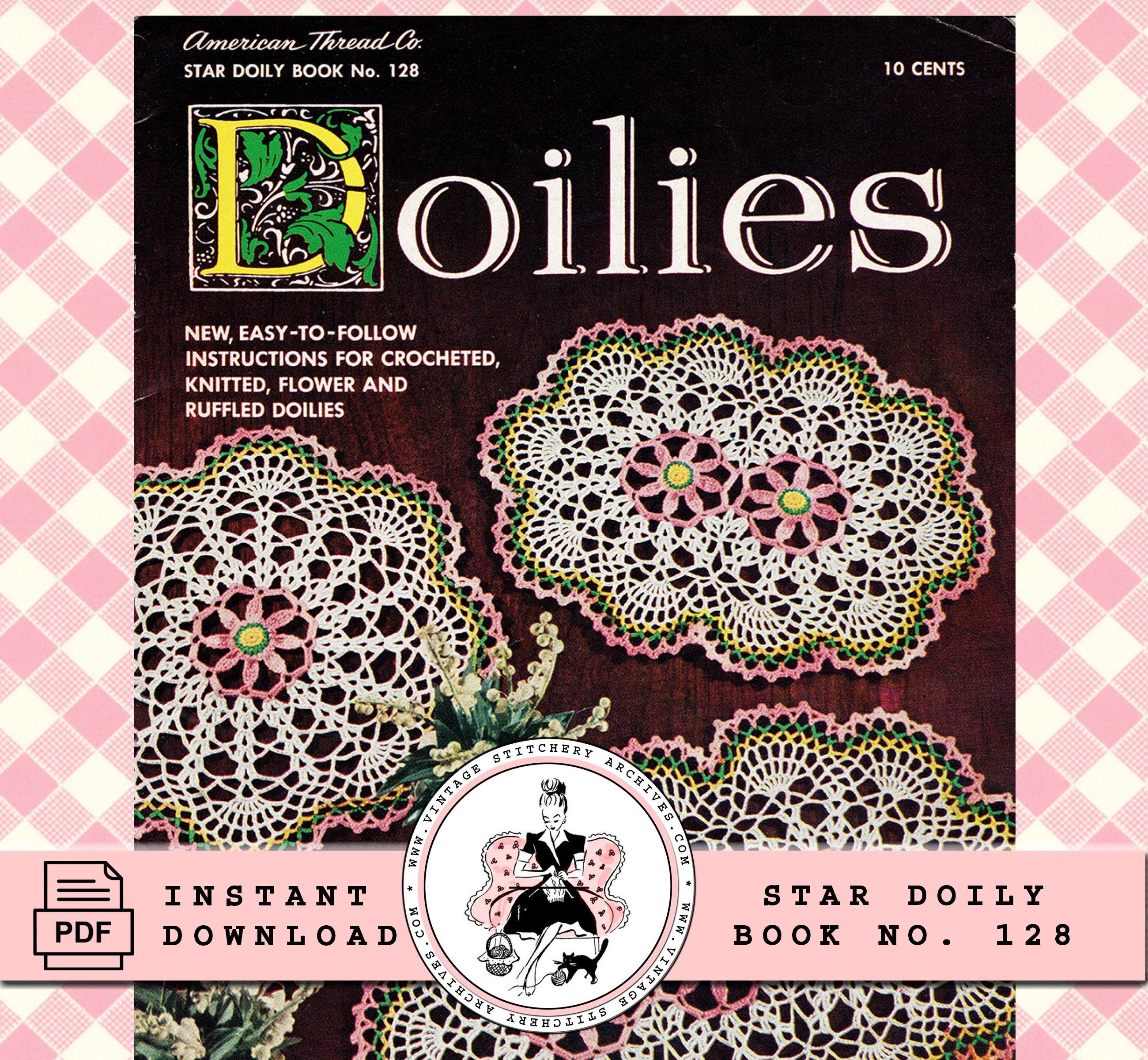 36 Doily Crochet Patterns for Elegant Handmade Home Decor 26 1956 Doilies Vintage Crochet Pattern Book
