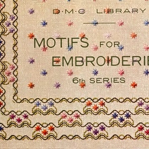 Motifs for Embroideries, 6th Series &quot; , eBook PDF -- INSTANT Download -- DMC Library by Therese de Dillmont c. 1919