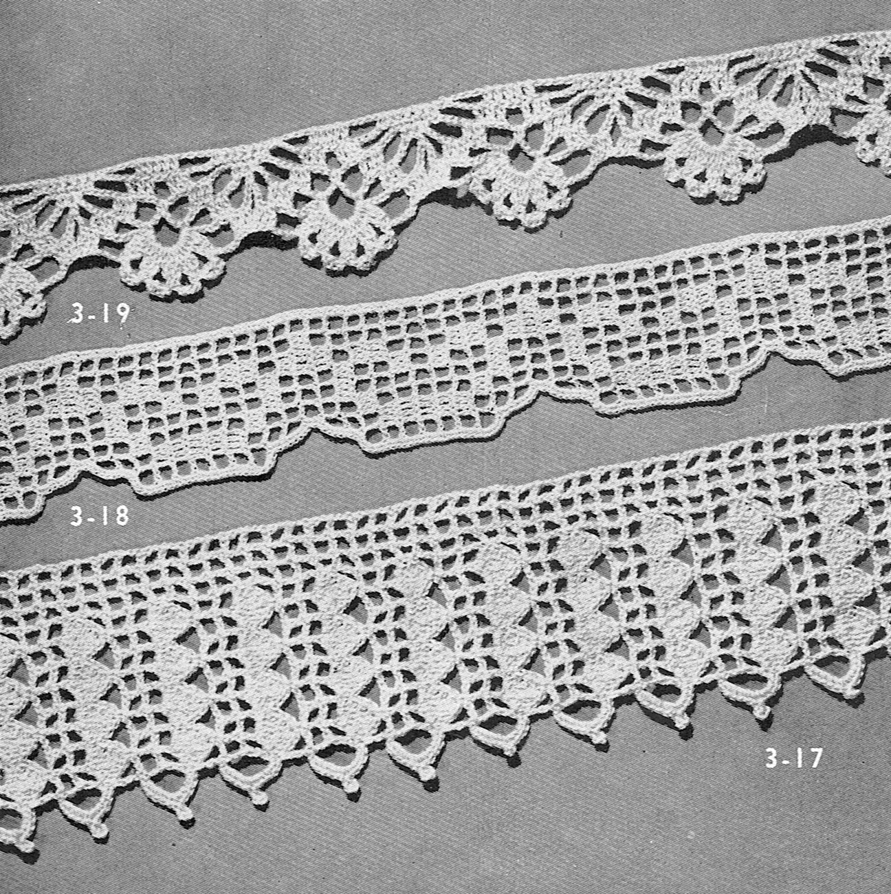 Vintage Lace Crochet Edgings Patterns