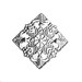 Bright Silver Filigree Stampings / Connectors  Filligree Links / Embellishments [10 pieces] -- Perfect for jewelry or scrapbooking   F05605 