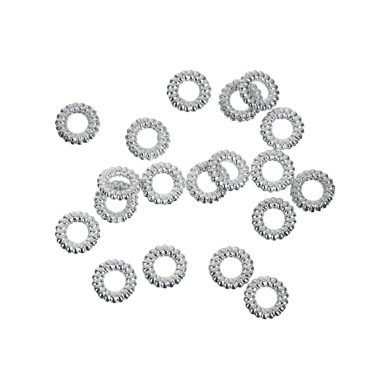 -- Lead 100 pieces Closed Soldered Braided Antique Silver 5mm Jump Rings Findings /& Cadmium free 85794.K4B Nickel