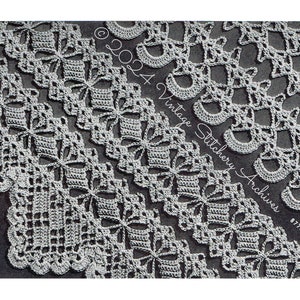 Vintage Crochet Lace Edging & Insertions Crochet Patterns Digital PDF -- INSTANT DOWNLOAD -- 2 Different Lace Edgings + 2 Insertions c.1942