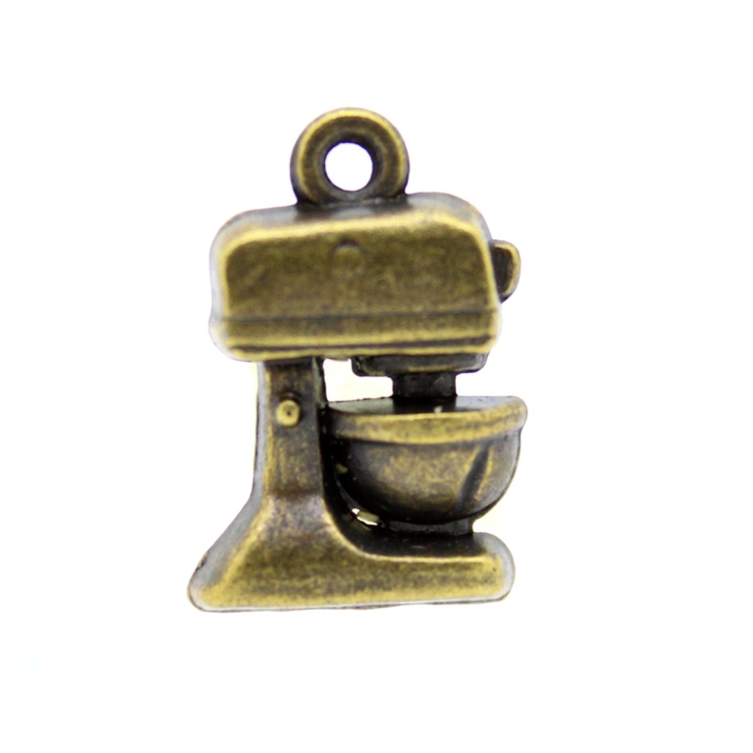 SALE Antique Bronze Stand Mixer Charms / Brass Chef Baker Etsy