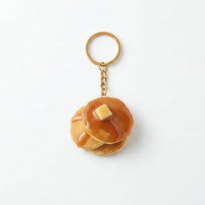 Handmade Japanese Pancake Stack Keyring
