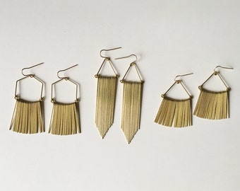 Besties Fringe Earring Set (Bridesmaids)