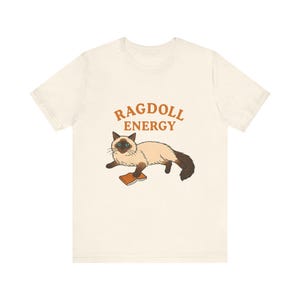 Ragdoll Cat T-Shirt: Book Lover Unisex Tee