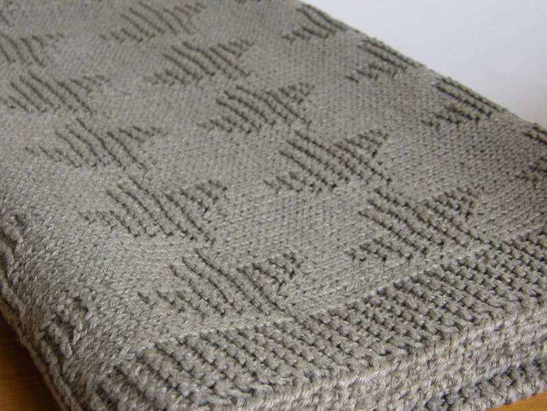 Linen Ranking TOP2 throw blanket gray-cotton blanket-hand organic Oklahoma City Mall knit