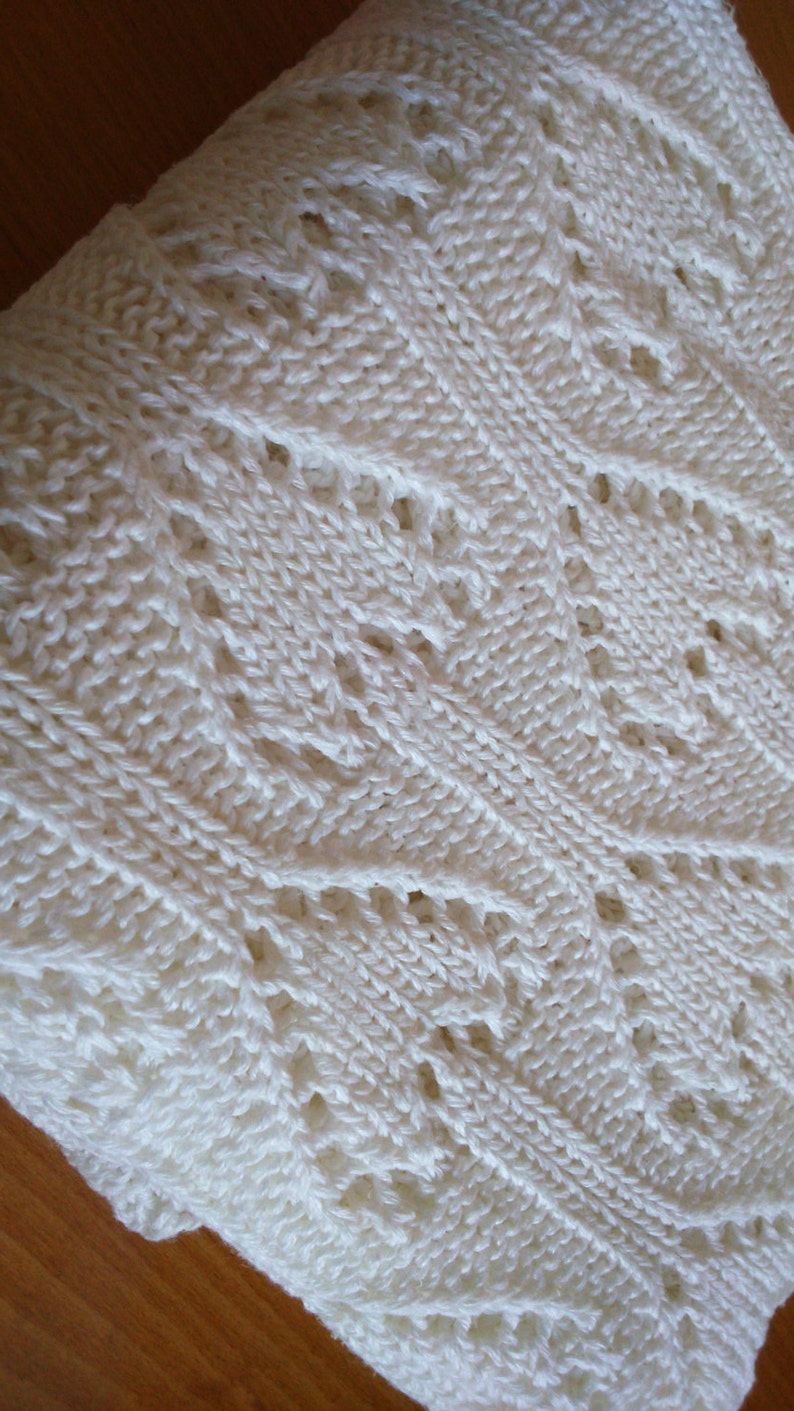 Knitted Baby Blanketlinen Throw Blankethand Knit Cotton Blanketoff