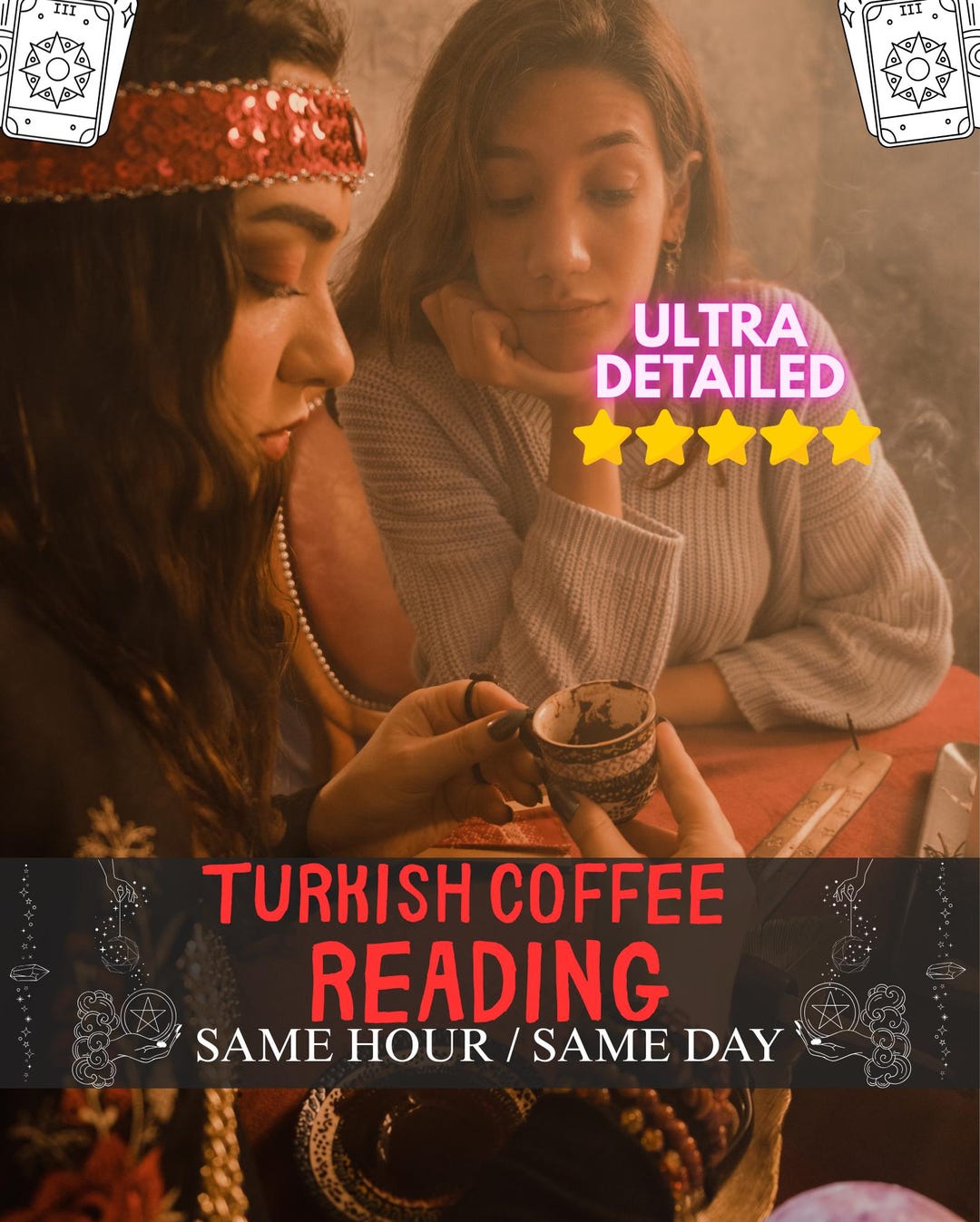SAME HOUR | Turkish Coffee Reading, Detailed Turkish Coffee Cup Reading ...