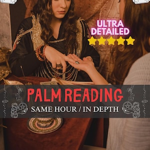 Lectura de la palma de la mano en la misma hora / Lectura precisa, lectura psíquica, quiromancia detallada, lectura psíquica, análisis profundo de la palma de la mano, intuiciones psíquicas, sin cartas