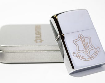 Silver IDF Lighter