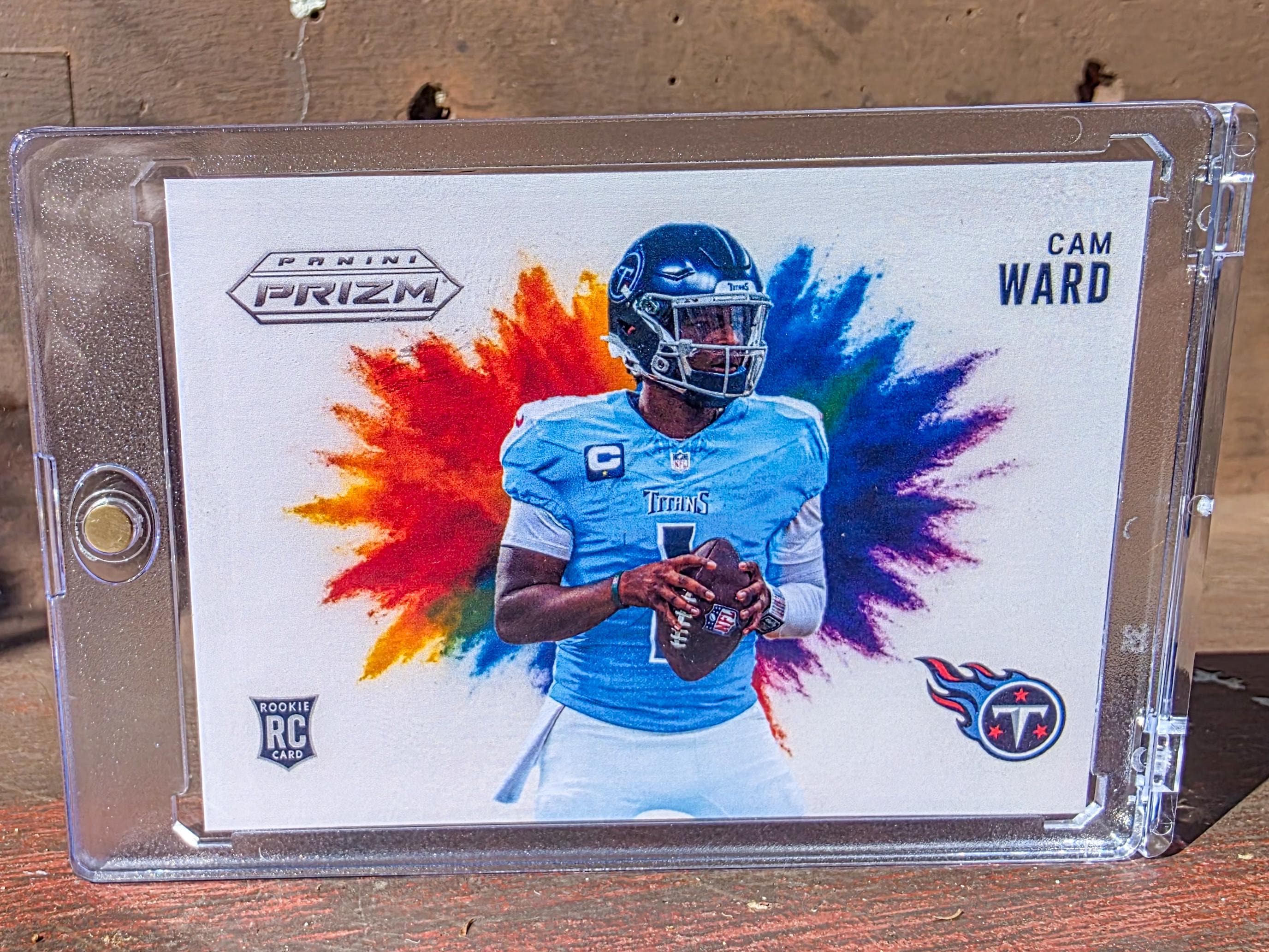 Custom Panini Color Blast Rookie Card Cam Ward Tennessee Titans - Etsy