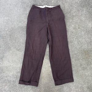 60s Striped Trousers - Etsy